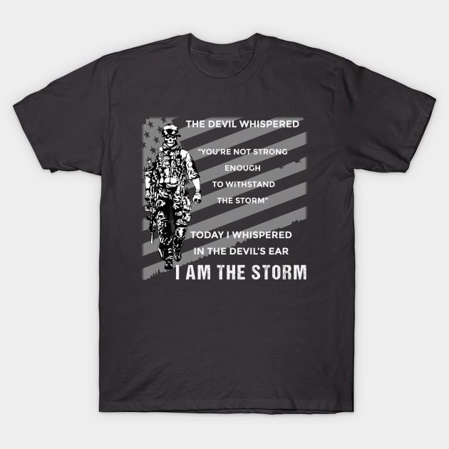 I Am The Storm T-Shirt by Wykd_Life